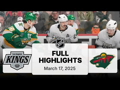 NHL Highlights | Kings vs. Wild | March 17, 2025