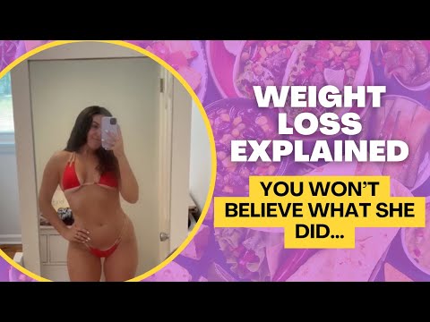 You won't believe how she lost the weight...