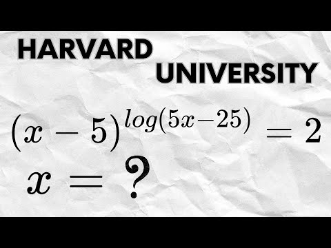 United States I Can You Solve This Equation? I Harvard Entrance Exam Level! I Find X=?