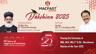 🎓 Dakshina 2025 - MACFAST Graduation Ceremony