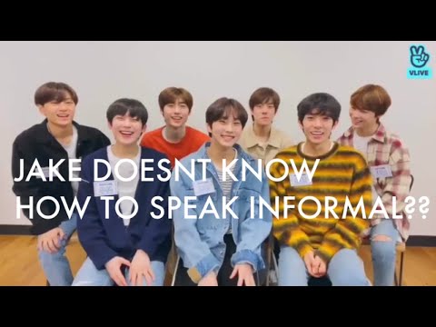 Jake doesn’t know how to speak casually ?? -ENHYPEN first VLIVE