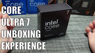Intel Core Ultra 7 265K Unboxing and Overview