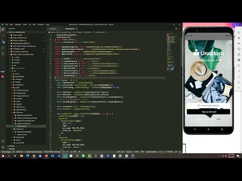Unsplash app build with React Native