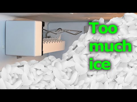 Ice maker is making too much ice
