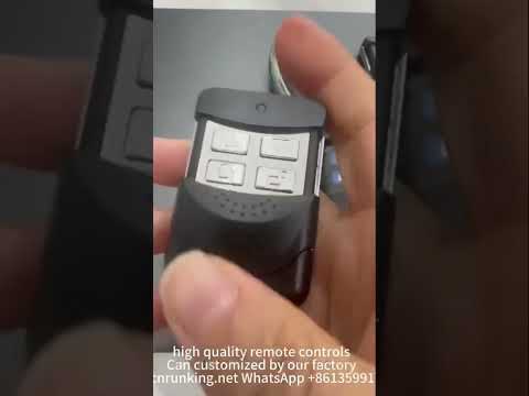 Rf remote controls can be customized functions by our factory !