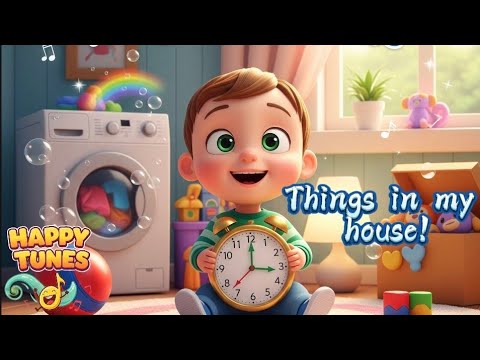 Things in My House 🏠🎶 | Fun Nursery Rhyme for Toddlers | Learn & Sing Along!