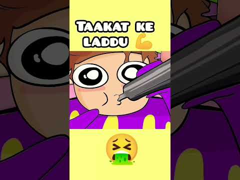 Taakat ke laddu 🤮 #Toonz #funny #@animationvideo_66