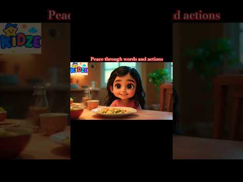 Peace through words and actions #kidsvideo #viralshorts #kidsstories #kidslearning