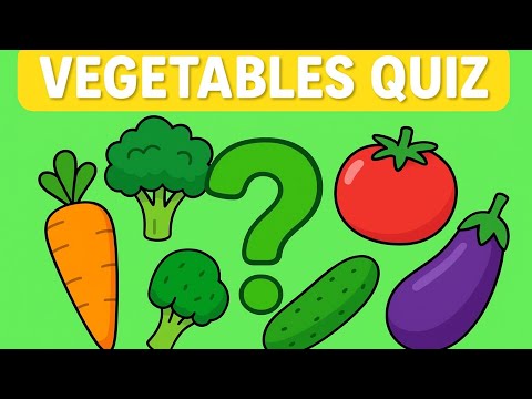 Vegetables Quiz for Kids | Fun Guessing Game & Learning with Pictures