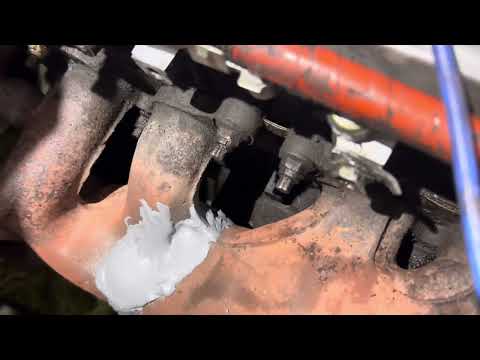First Gen Toyota Tacoma Cracked Exhaust Manifold Repair with JB Weld!