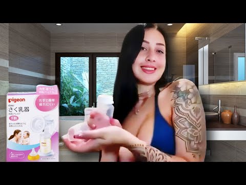 【pigeon搾乳機/Breast Pump Tutorial】 手動搾乳機の使い方講座 保育士が解説# 育児 #子育て #搾乳 Breast pumping tips with Angela