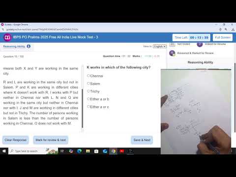 🎯Guidely IBPS PO live mock test 2025 📚✍️, share score📝, How to attempt mock 🗒 #mocksolution #guidely