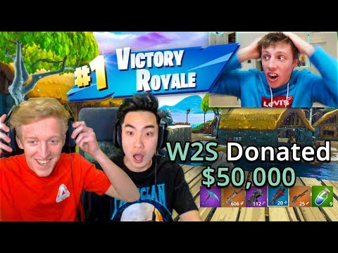 W2S DONATING $50,000 TO RICEGUM & TFUE