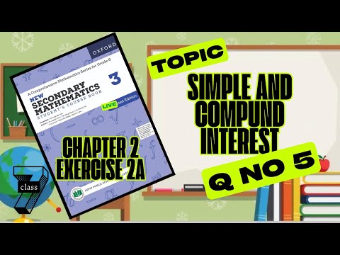 Class 8 Math Ex 2a Qno 5 | Shocking Simple Interest Trick That Will Blow Your Mind!