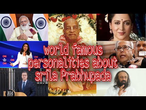 World's Famous Personalities About Srila Prabhupada | Narendra Modi | Pranab Mukhrajee | Hema Malini