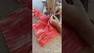 ✨ Blouse front part cutting & stitching very easy tricks #blousefrontpart #shorts #viral #stitching