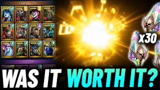 PULLING 30 PRISM SHARDS! How Many Legendaries Can We Get? - Raid Shadow Legends Opening