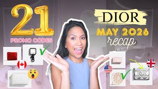 DIOR Beauty Promo Codes Recap COMPLETE for May 2026 | Artsy Momsy