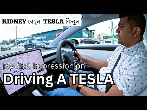 My first Impression on Driving a TESLA