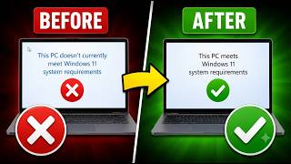 This PC Doesn't Meet Windows 11 Requirements FIX ✅ | TPM & Secure Boot Bypass (Latest Method)