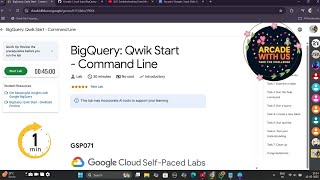 BigQuery: Qwik Start - Command Line || #GSP071