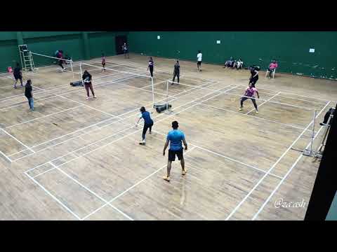 Ashish &  DC Badminton Mixed doubles match# ISSC Tournament #Mini sports complex#Thane