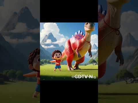 Dinosor with boy cartoon video|Dinosor carton|#youtubeshorts #dinosaur