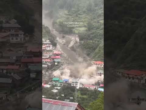 Uttarkashi cloudburst 😱