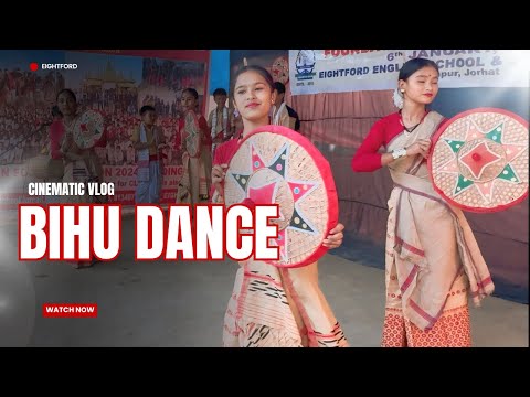 Bihu performed by students #bihudance #assam @eightford