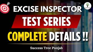 Excise Inspector | Test Series | Complete Details | Success Tree Punjab