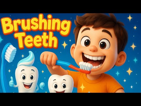 Brush Brush, Brush | #brushingteethsong  | #nurseryrhymes    | #singalong | #kindergarten