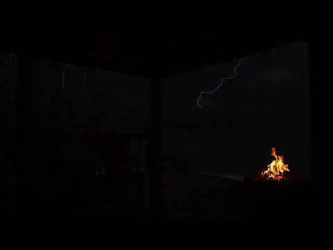 ⛈️ Relaxing Jungle Rainfall | Sleep Instantly with Strong Rain & Thunder 🌧️💤