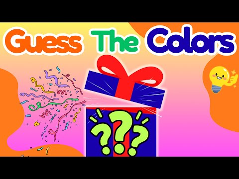 Learn Colors 🎨 Mystery Box Game for Kids