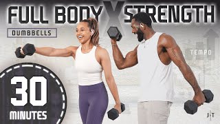 30 Minute Full Body Dumbbell Workout [Tempo Strength & Conditioning]