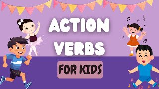 Fun Action Verbs for Kids! | Learn English with Easy Sentences