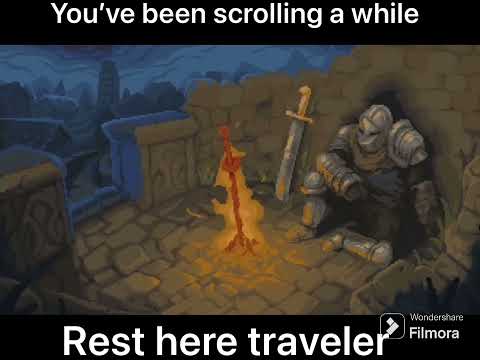 Rest here traveler hope you have a good day