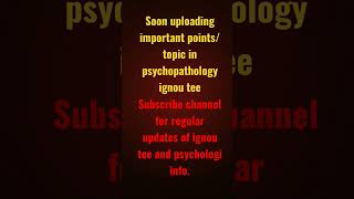 #psychology #ignou #mapc #ignoutee