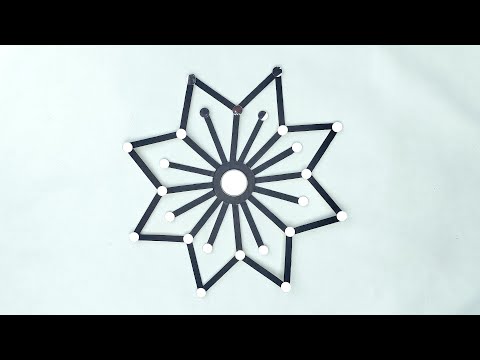 icecream stick decoration ideas | Wall hanging | home decoration#diy #wallhanging #craft #viralvideo