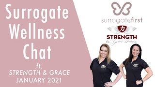 Surrogate Wellness Chat - January 2021 | SurrogateFirst Webinar ft. Strength & Grace
