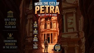 Inside the city of Petra #shorts #history #mystery #facts