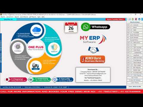 Kirana Store ( Grocery Store ) Complete Billing and Inventory Software One Plus