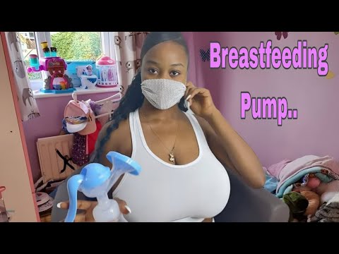 [4K] Breastfeeding Tips pump with Mia【pigeon搾乳機/Breast Pump Tutorial】手動搾乳機の使い方講座 保育士が解説 #育児 #子育て #搾乳