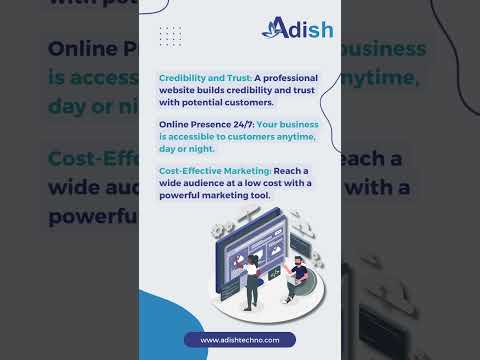 Benefits of Having a Professional Website by Adish Technologies