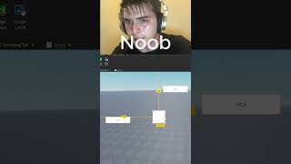 Noob VS Pro GUI Artist... #shorts #roblox