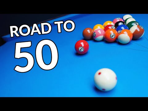 I'm practicing straight pool again
