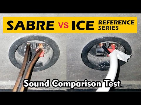 ICE Speaker Wire vs SABRE Sound Comparison Test