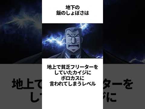 地下住民の栄養管理に関する雑学 #ハンチョウ #カイジ