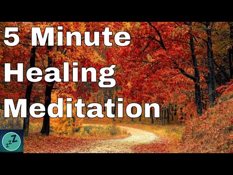 HEALING MUSIC 5 Minute MEDITATION | Focus your Mind on warm Autumn Leaves | HEALING Music Meditation