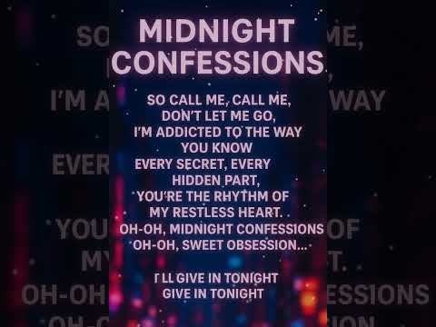 ✨ Midnight Confessions | 1 Minute Lyric Short | Trending USA ✨