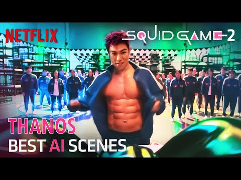 Squid Game Season 2 - Best AI Scenes of THANOS (T.O.P)